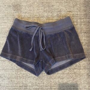 Dark Grey Hard Tail short shorts. Size small